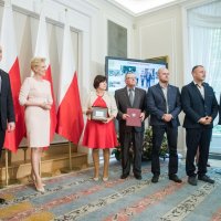 Uroczystosc wreczenia listow gratulacyjnych laureatom XVII Ogolnokrajowego Konkursu ,,Bezpieczne gospodarstwo rolne&quot;