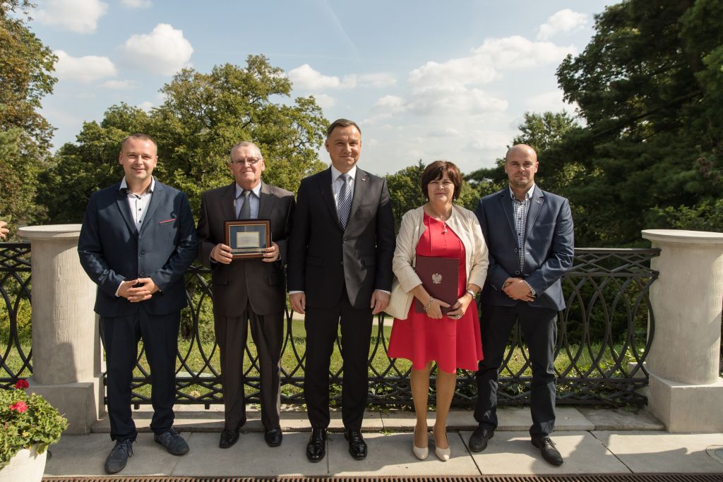 Mieszkańcy Stanisławowa w Pałacu Prezydenckim